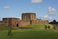 Image 68Carlisle Castle – begun by William Rufus in 1092; rebuilt in stone under Henry I, 1122–35, and David I of Scotland, 1136–1153 (from History of Cumbria)