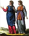 Image 53A 19th century depiction of Dacian women (from History of Romania)