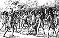 Image 32Depiction of the revolt of the Mission Indians against padre Luis Jayme at Mission San Diego de Alcalá in 1775. (from History of California)