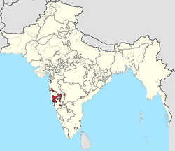 The Deccan States Agency in the Indian Empire in 1942