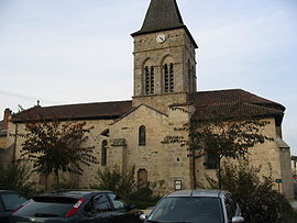 The church in Saint-Laurent-sur-Gorre