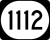 Kentucky Route 1112 marker