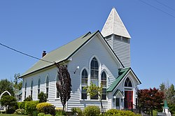 Former Methodist church at Hartsburg