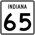 State Road 65 marker
