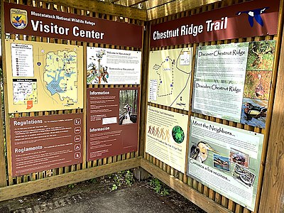 Sign at the Visitor Center