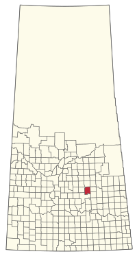 Location of the RM of Big Quill No. 308 in Saskatchewan