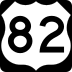 U.S. Route 82 marker