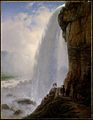 Underneath Niagara Falls by Ferdinand Richardt, 1862