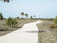 The main bike path to North Beach