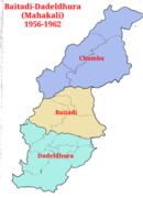 Darchula (Chamba), a sub-district of Mahakali district (1956–1962)
