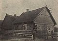 Kurpie house, 1913 photograph by Adam Chętnik