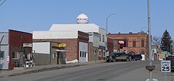 Downtown Emerson: west side of Main Street (2010)