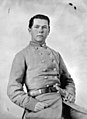 CPT John Day Perkins, 7/2/1863, wounded and captured at Gettysburg, his leg was amputated and he was held prisoner at Cape Henry and then Point Lookout; exchanged and released on March 9, 1864.[39]