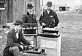 Image 31British Post Office engineers inspect Guglielmo Marconi's wireless telegraphy (radio) equipment in 1897. (from History of radio)