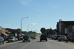 Highway 22 in downtown Black Diamond