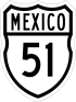Federal Highway 51 shield