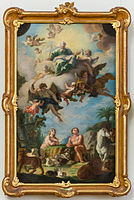 Paradise (sketch for a ceiling fresco in Sonntagberg basilica, Austria), 1736