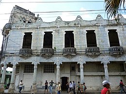 The historical building "Fruti Cuba (Fruit Juices)", located in the city centre
