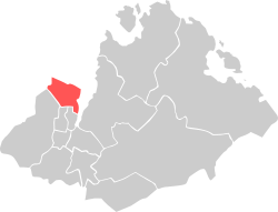 Location within Sandnes municipality