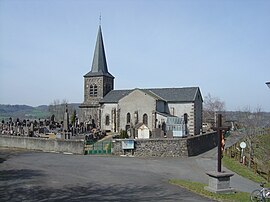 The church in Saint-Pierre-le-Chastel