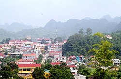 Center of Đông Khê town