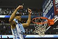 Image 9Brice Johnson cuts down the nets after winning the 2016 ACC tournament with North Carolina