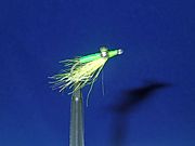 Chartreuse with buck tail wing
