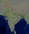 Locations of kingdoms and republics in Bharata Khanda (India) mentioned in epics like mahabharta.