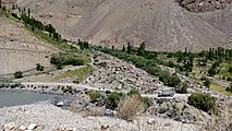 Pamir highway in Afghanistan