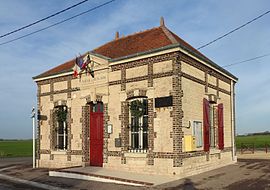 The town hall in Villy-le-Bois