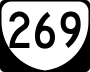 State Route 269 marker