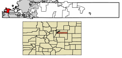 Location of the City of Englewood in Arapahoe County, Colorado.