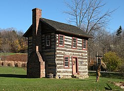 Fulton Log House in Upper St. Clair Township