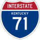 I-71 in Kentucky marker