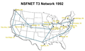 Image 14T3 NSFNET Backbone, c. 1992 (from History of the Internet)