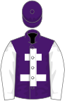 Purple, white cross of lorraine and sleeves