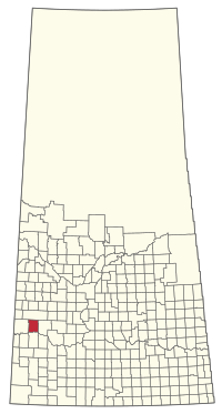 Location of the RM of Newcombe No. 260 in Saskatchewan