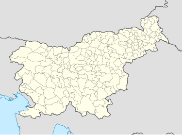 Locations of the 2013–14 Slovenian First League