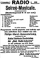 Image 20Advertisement placed on November 5, 1919, Nieuwe Rotterdamsche Courant announcing PCGG's debut broadcast scheduled for the next evening (from Radio broadcasting)