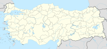 Kütahya train derailment is located in Turkey