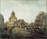 The Wittevrouwenpoort [nl] at the time of the arrival of the Cossacks in Utrecht, 1813 (1816)
