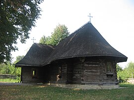 The wooden Orthodox church in Adâncata (2009)