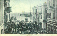 Eleftherias Square in 1914, looking towards the sea.