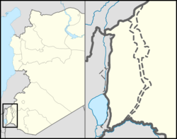 Umm el-Qanatir is located in the Golan Heights