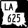 Louisiana Highway 625 marker