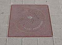 Pickford's star on the Walk of Fame in Toronto
