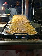 Masala dosa at a street food center