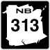Route 313 marker