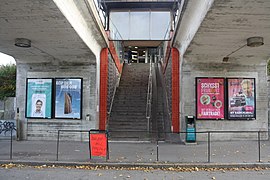 Station entrance, 2018