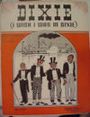 Sheet music cover, circa 1900